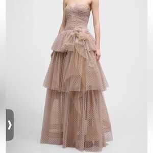 Atelier Prabal gurung Estelle tiered corset gown